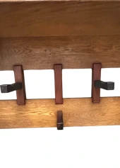 Art Deco Modernist Coat Rack by P.E.L. Izeren for De Genneper Molen, 1920s